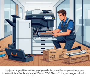 hombre operando impresora